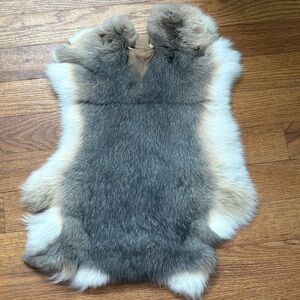 0786 rabbit pelt craft decor DIY